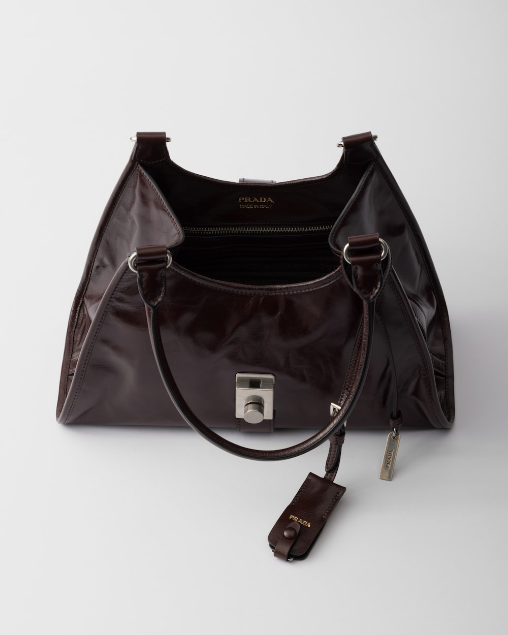 Medium Leather Tote Bag - Image 4